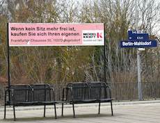 Berlin-Mahlsdorf station sign