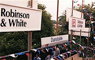 Dunstable station sign