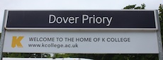 Dover Priory station sign