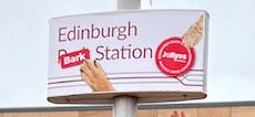 Edinburgh Park station sign