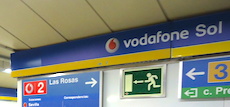 Sol station sign