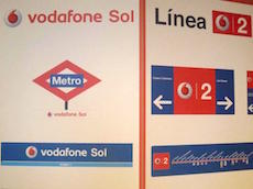 Sol station sign