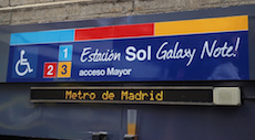 Sol station sign