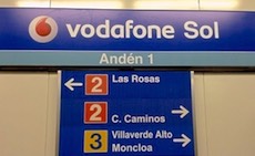 Sol station sign