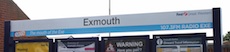 Exmouth station sign