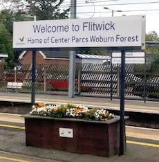 Flitwick station sign
