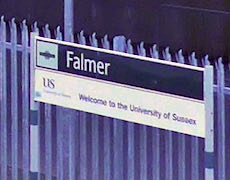 Falmer station sign