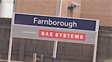 Farnborough Main station sign