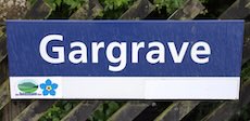 Gargrave station sign