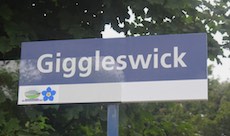 Giggleswick station sign