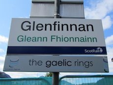 Glenfinnan station sign