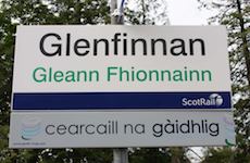 Glenfinnan station sign