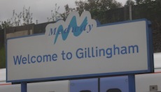 Gillingham station sign