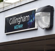 Gillingham station sign