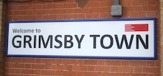 Grimsby Town station sign