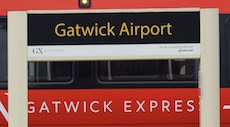 Gatwick Airport station sign
