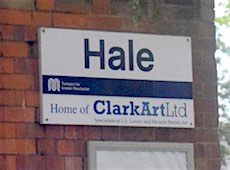 Hale station sign