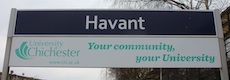 Havant station sign