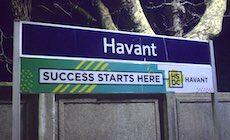 Havant station sign
