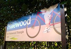 Halewood station sign