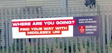 Hendon station sign