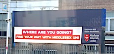 Hendon station sign