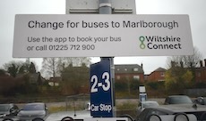 Hungerford station sign