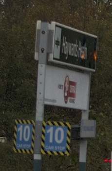 Haywards Heath station sign