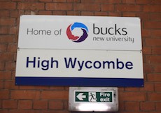 High Wycombe station sign