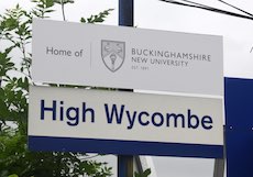 High Wycombe station sign