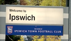 Ipswich station sign
