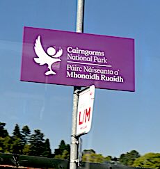 Kingussie station sign