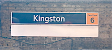 Kingston station sign