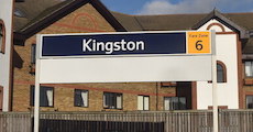Kingston station sign