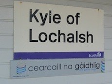 Kyle of Lochalsh station sign