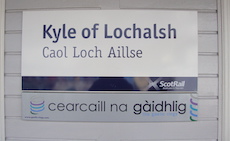 Kyle of Lochalsh station sign