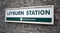 Leyburn station sign