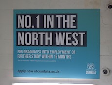 Lancaster station sign