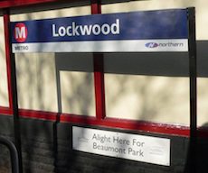 Lockwood station sign