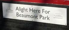 Lockwood station sign