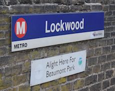 Lockwood station sign