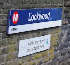 Lockwood station sign