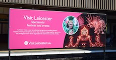 Leicester station sign