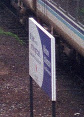 Leicester station sign