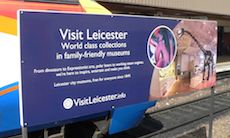 Leicester station sign