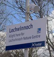 Lochwinnoch station sign