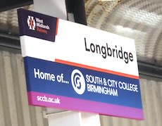 Longbridge station sign