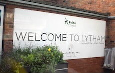 Lytham station sign