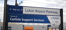 Luton Airport Parkway station sign