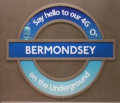 Bermondsey station sign